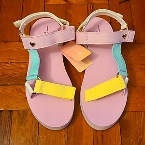 NWT Stoney Clover Ln X Target velcro strap sandal 💗 🍀